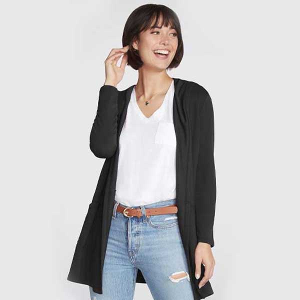 Ladies Luxuriously Soft Restful Hoodigan Cardigan