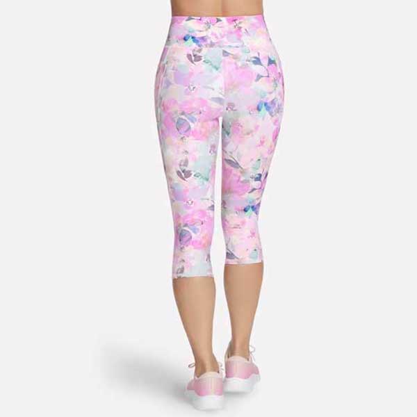 Ladies Seascape Floral Capri with Soft Stretch Fit