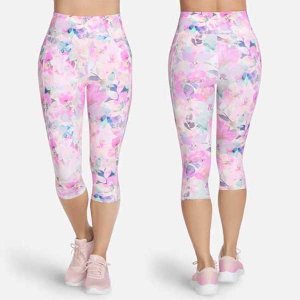Ladies Seascape Floral Capri with Soft Stretch Fit