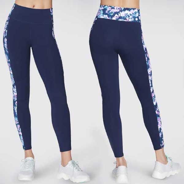 Ladies Soft GO FLEX Misty Floral Legging with Side Pockets