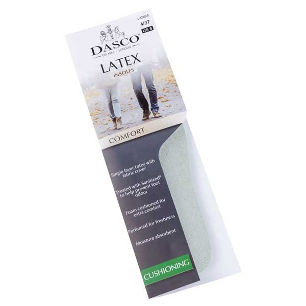 Latex Insole Ladies 6 Pack