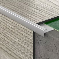 Silver LVT 3mm Stair Nosing – Vinyl Stair Edge Profile Trim