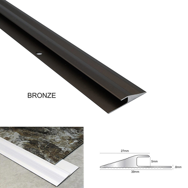 LVT Click Vinyl Flooring Edge Profile Reducer Threshold Door Bar