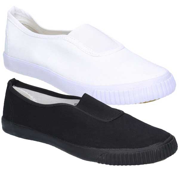 Men’s Classic Gusset Slip On Plimsolls
