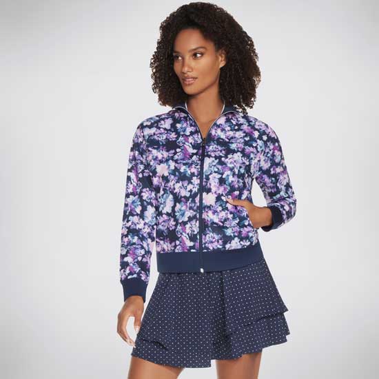 Misty Floral Reversible Lightweight Zip Jacket