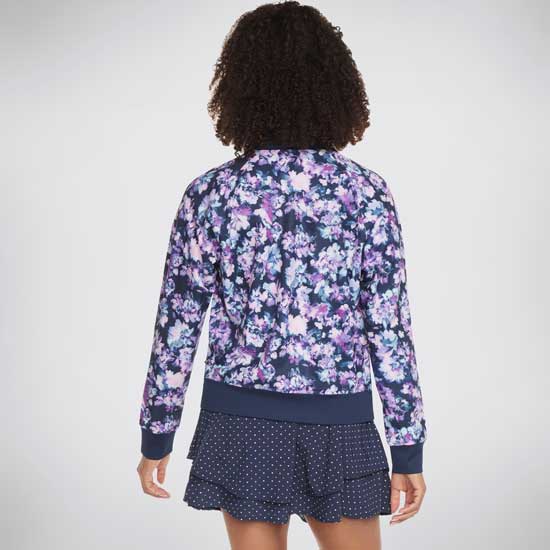 Misty Floral Reversible Lightweight Zip Jacket