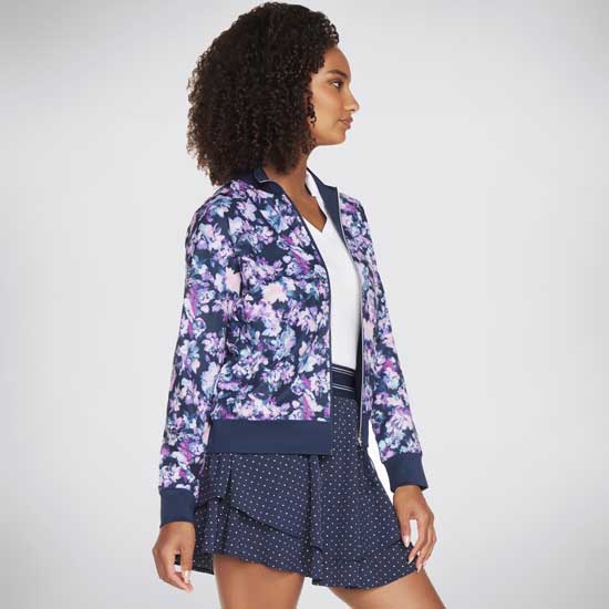 Misty Floral Reversible Lightweight Zip Jacket