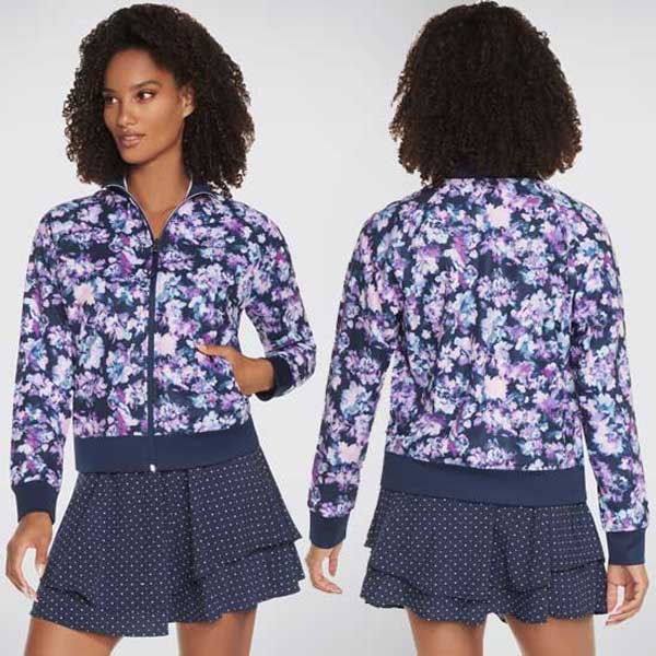 Misty Floral Reversible Lightweight Zip Jacket