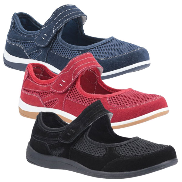 Morgan Easy-Fit Touch Fastening Shoe