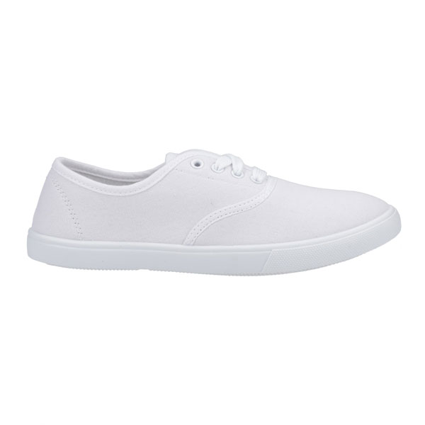Morris Unisex Lace Up Plimsolls Canvas