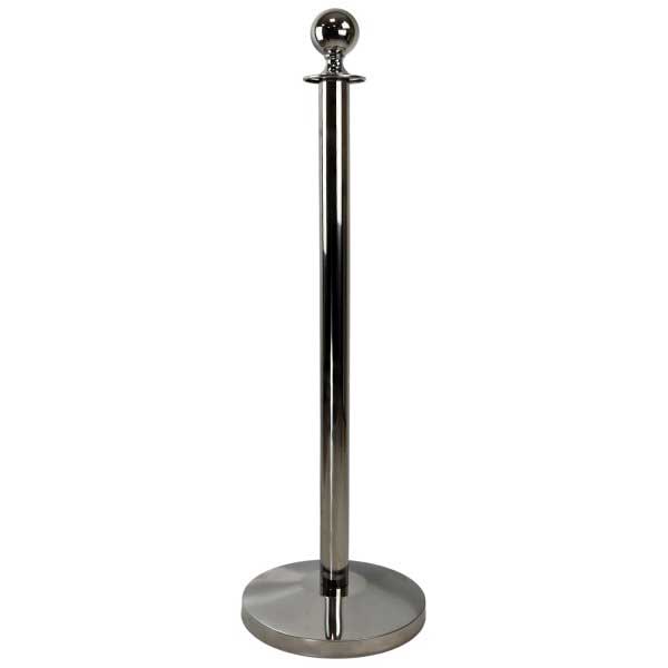 New Luxurious Red Velvet Rope Barrier Posts