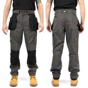 Nexus Men's Dark Shadow Tool Pocket Trousers