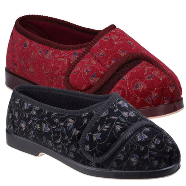 Nola Extra Wide Comfort Slipper