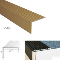 Non Slip Heavy Duty Aluminum Stairs Nosing For Stair Treads