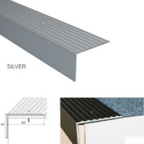 Non Slip Heavy Duty Aluminum Stairs Nosing For Stair Treads