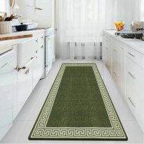 Anti Slip Water Absorbent Long Hallway Kitchen Carpet Rugs Machine Washable Door Mats