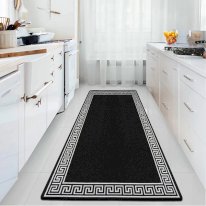 Anti Slip Water Absorbent Long Hallway Kitchen Carpet Rugs Machine Washable Door Mats