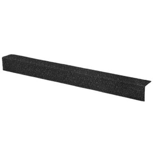 Non Slip Medium Grit Black GRP Stair Nosing Cover 70mm x 30mm 