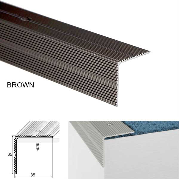 Non Slip Stairs Nosing For Wooden Stair Treads Screw Fix