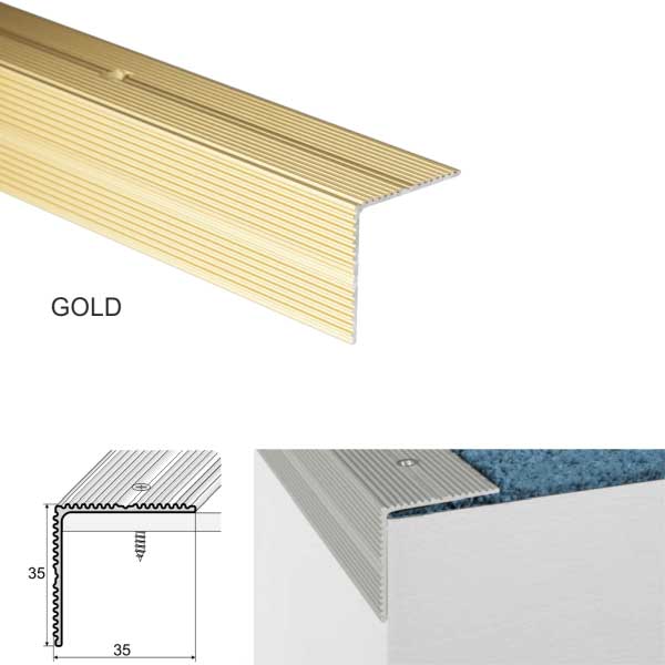 Non Slip Stairs Nosing For Wooden Stair Treads Screw Fix
