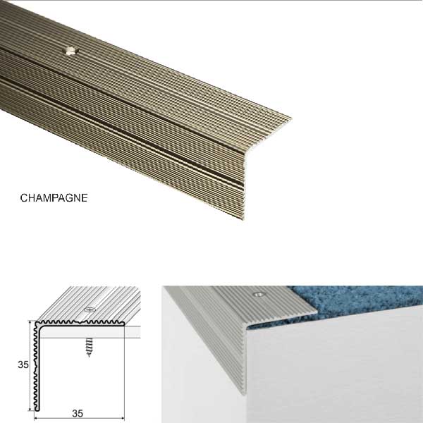Non Slip Stairs Nosing For Wooden Stair Treads Screw Fix