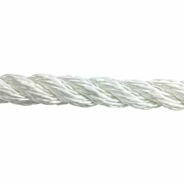 Nylon 3 Strand White Rope Mooring & Anchoring 
