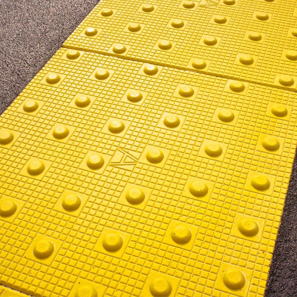 Off-Street Platform Edge Tactile Paving Tiles for Visually Impaired