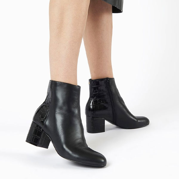 Oleah Classic Block Heel Ankle Boots