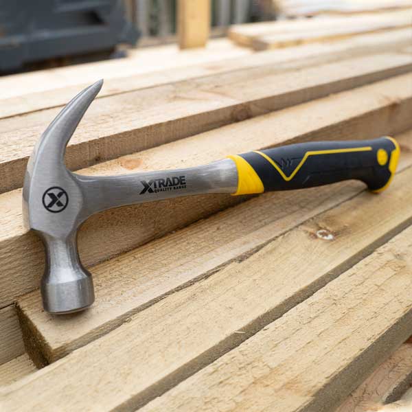 Anti-Slip Grip One Piece Claw Hammer 16oz