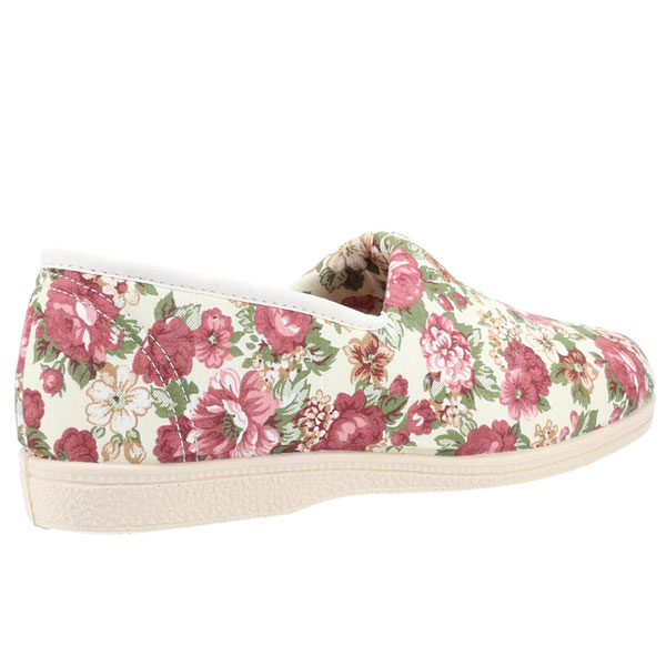 Patricia Floral Cotton Summer Slip-On Shoe