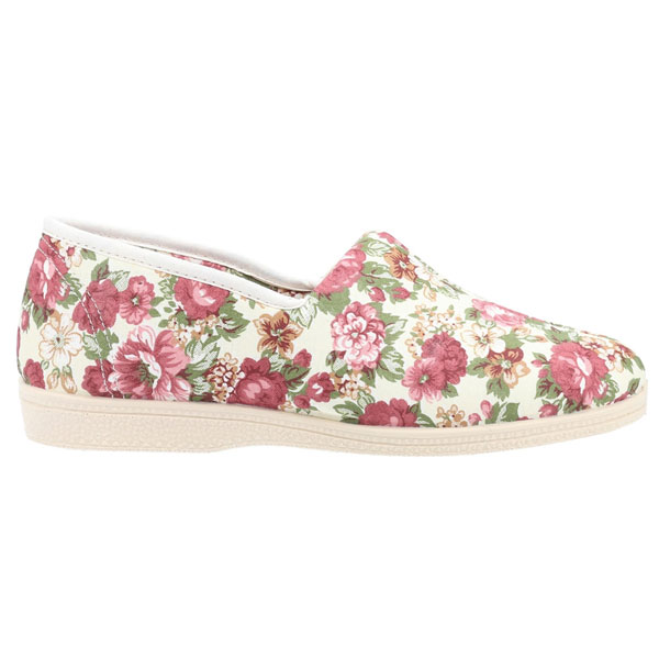 Patricia Floral Cotton Summer Slip-On Shoe