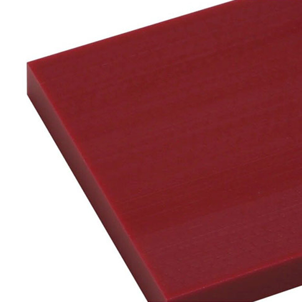 PE500 Plastic Sheet Burgundy - 25mm Thick