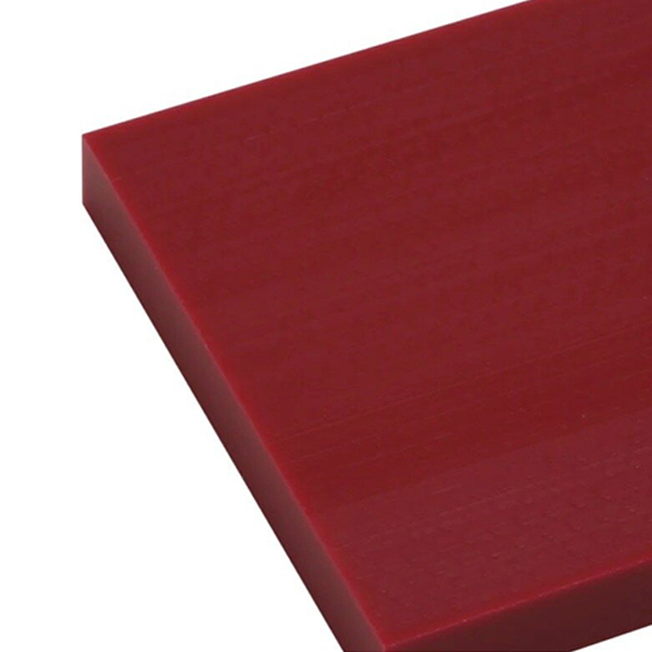 PE500 Plastic Sheet Burgundy - 25mm Thick