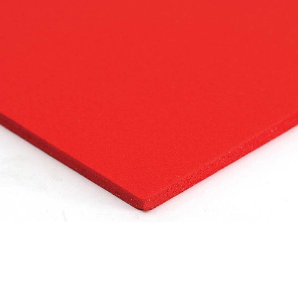 PE500 Plastic Sheet Red - 10mm Thick