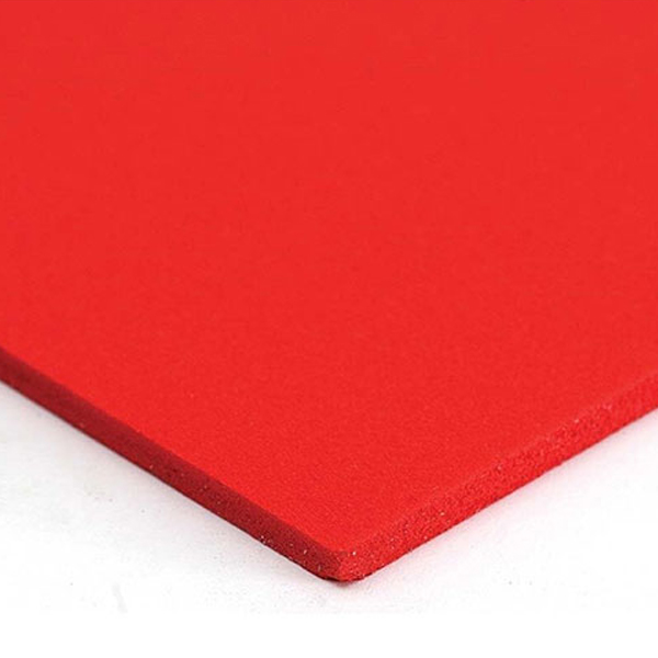 PE500 Plastic Sheet Red - 25mm Thick