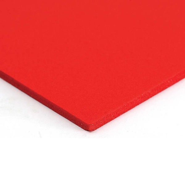 PE500 Plastic Sheet Red - 25mm Thick