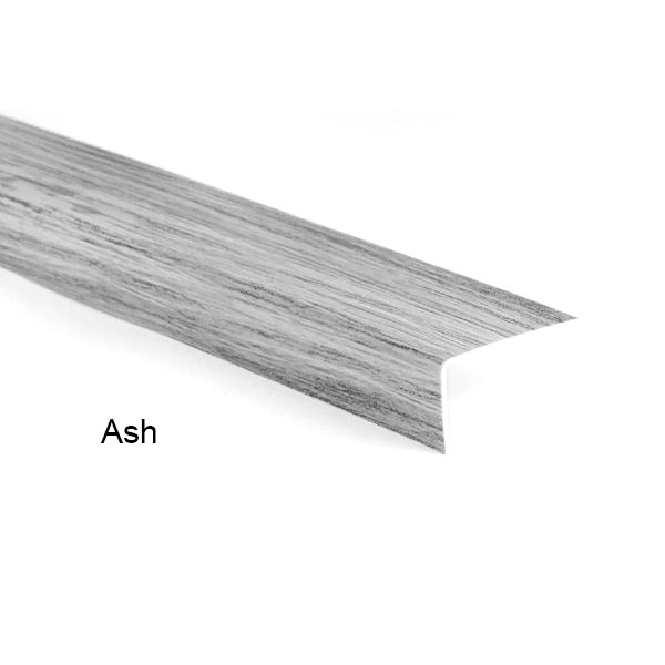Plastic PVC Corner Angle Wall Guard Edge Protector Wood Effect