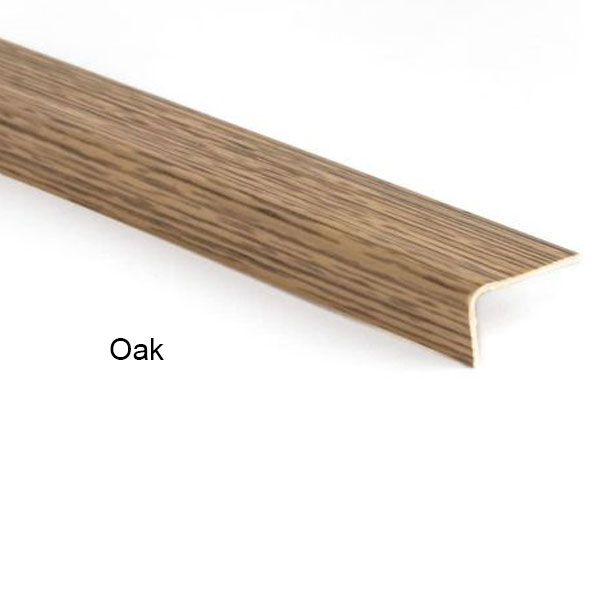 Plastic PVC Corner Angle Wall Guard Edge Protector Wood Effect
