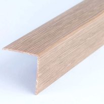 Plastic PVC Corner Trim Wall Corner Guard Edge Protector Wood Effect