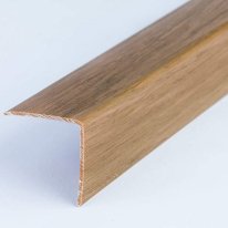 Plastic PVC Corner Trim Wall Corner Guard Edge Protector Wood Effect