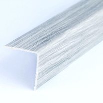 Plastic PVC Corner Trim Wall Corner Guard Edge Protector Wood Effect