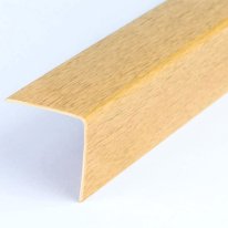 Plastic PVC Corner Trim Wall Corner Guard Edge Protector Wood Effect