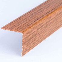Plastic PVC Corner Trim Wall Corner Guard Edge Protector Wood Effect