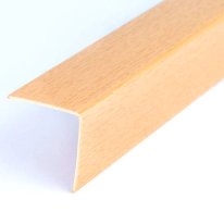 Plastic PVC Corner Trim Wall Corner Guard Edge Protector Wood Effect