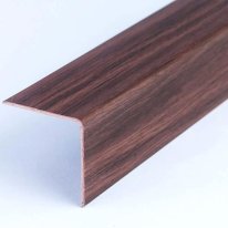 Plastic PVC Corner Trim Wall Corner Guard Edge Protector Wood Effect