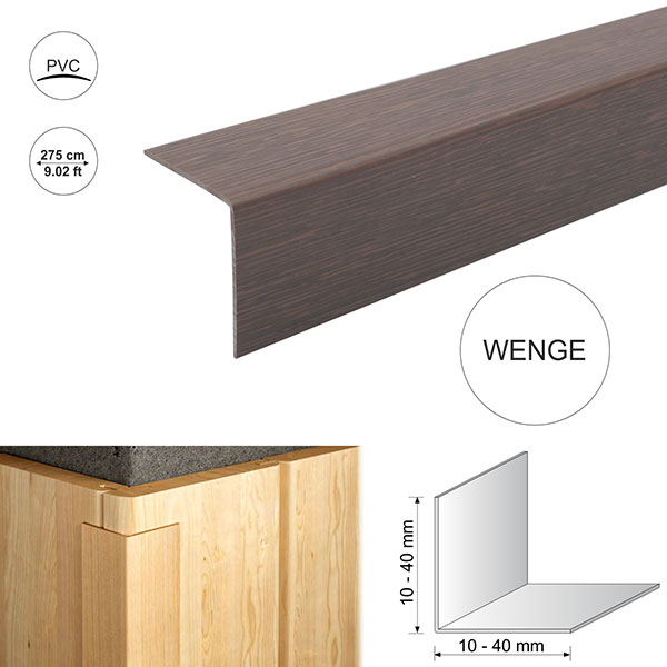 Plastic Pvc Corner Trim Wood Effect