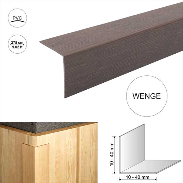Plastic Pvc Corner Trim Wood Effect