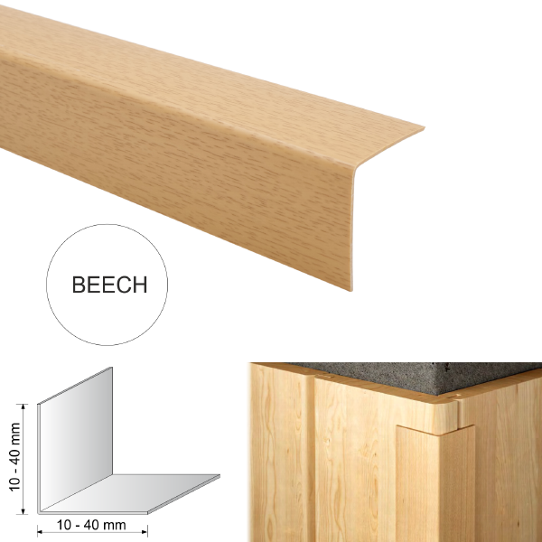 Plastic Pvc Corner Trim Wood Effect
