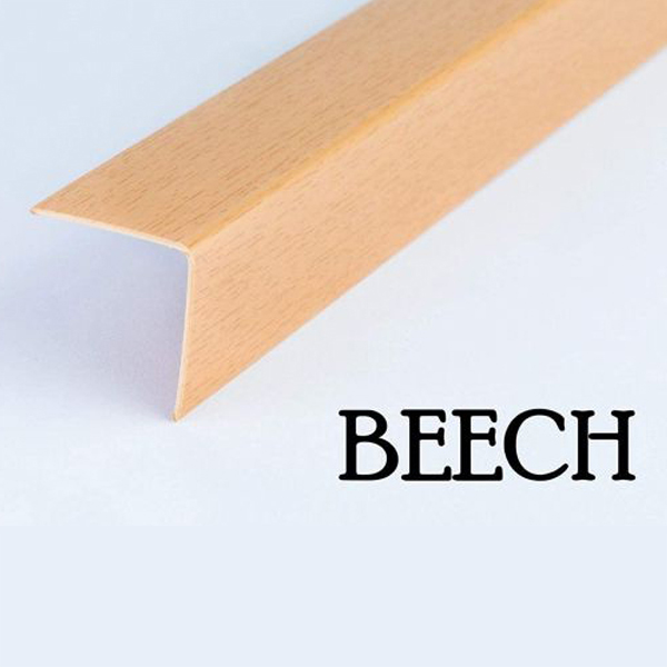 Plastic PVC Trim Wall Corner Guard Edge Protector Wood Effect