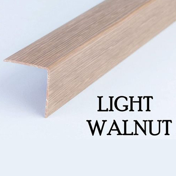 Plastic PVC Trim Wall Corner Guard Edge Protector Wood Effect